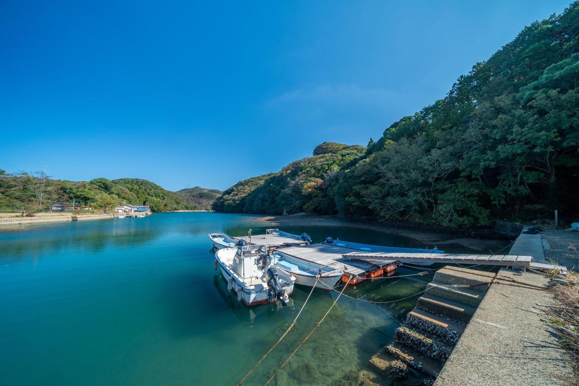 Tsushima Miuda Pension Exteriér fotografie
